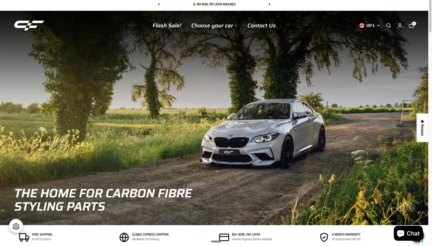 Carbon Factory website